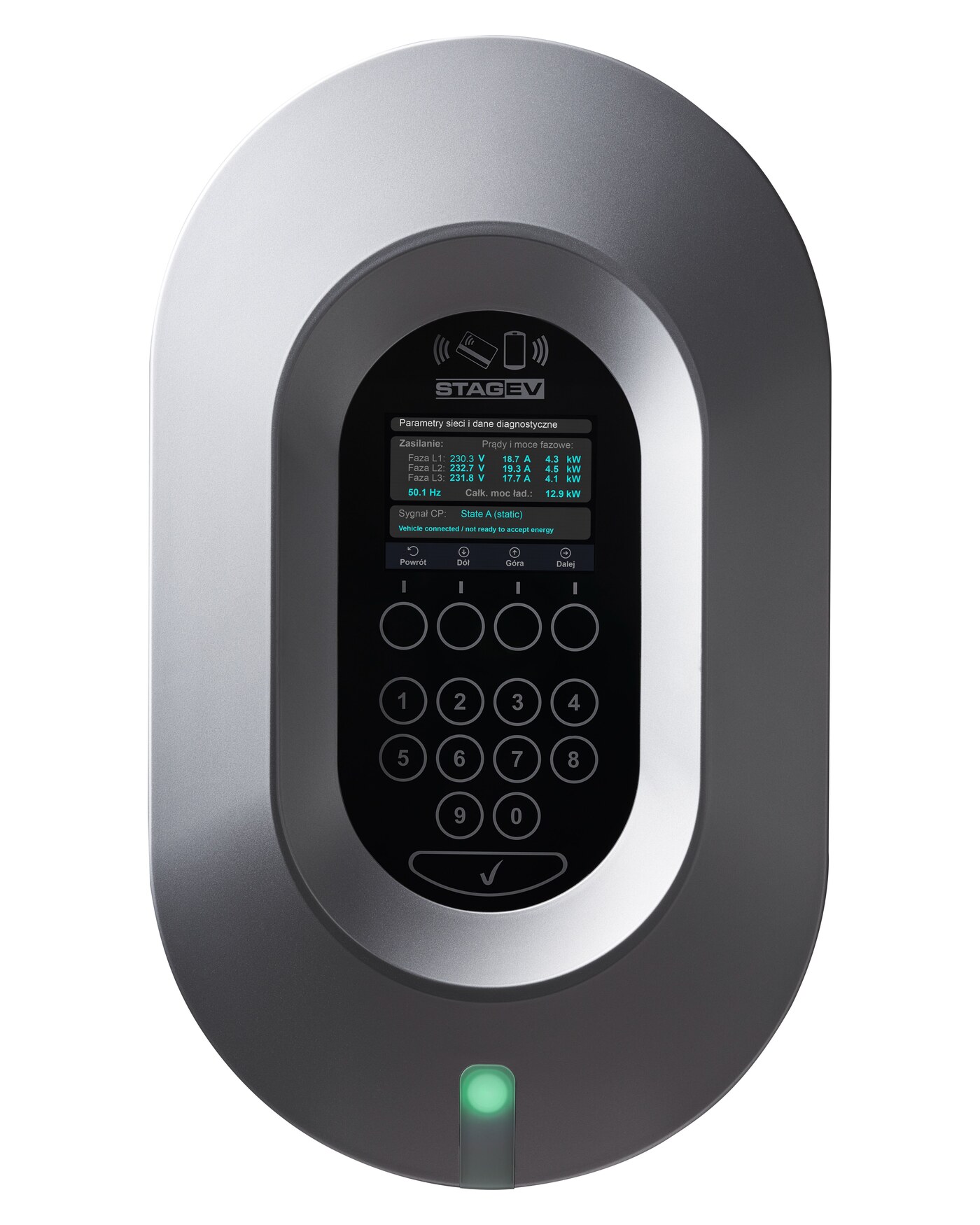 STAGEV CORE PLUS - zdjęcie produktowe z aktywnym ekranem