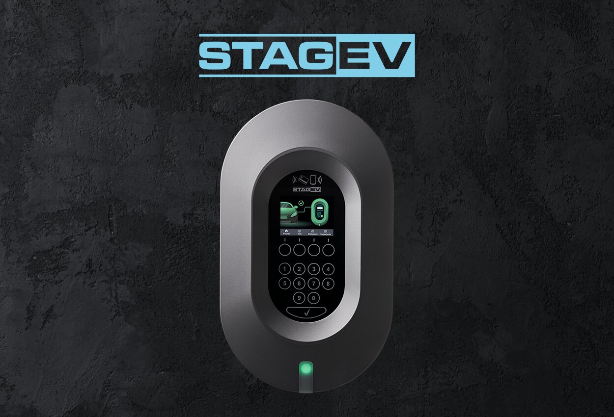 Stacja STAGEV PRO połączona z pojazdem i systemem zarządzania